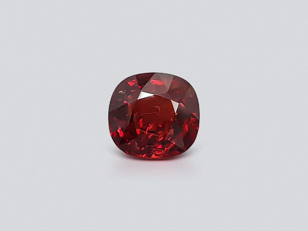 Cushion cut orange-red spinel 4.70 ct, Burma Image №1