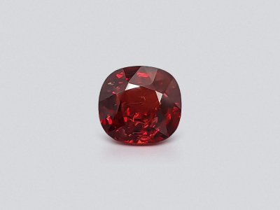 Cushion cut orange-red spinel 4.70 ct, Burma photo