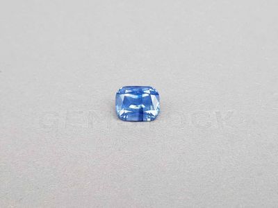 Unheated blue sapphire in cushion cut 6.07 ct, Madagascar photo