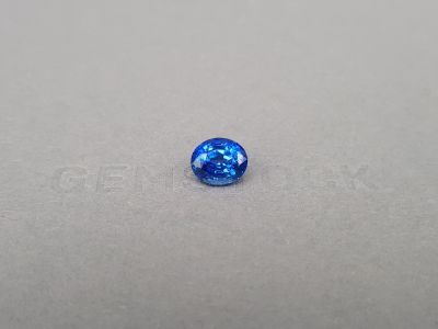 Intense сornflower blue sapphire in oval cut 2.79 ct, Sri Lanka photo