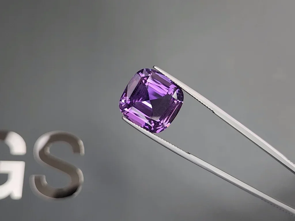Amethyst cushion cut 13.93 carats, Brazil  Image №3