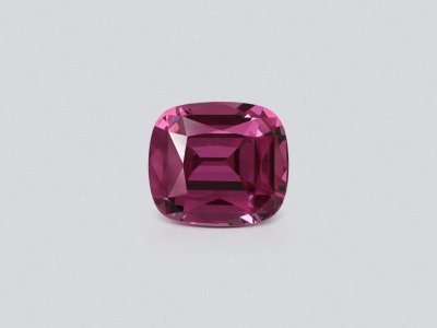 Rhodolite garnet cushion cut 2.09 carats, Tanzania photo