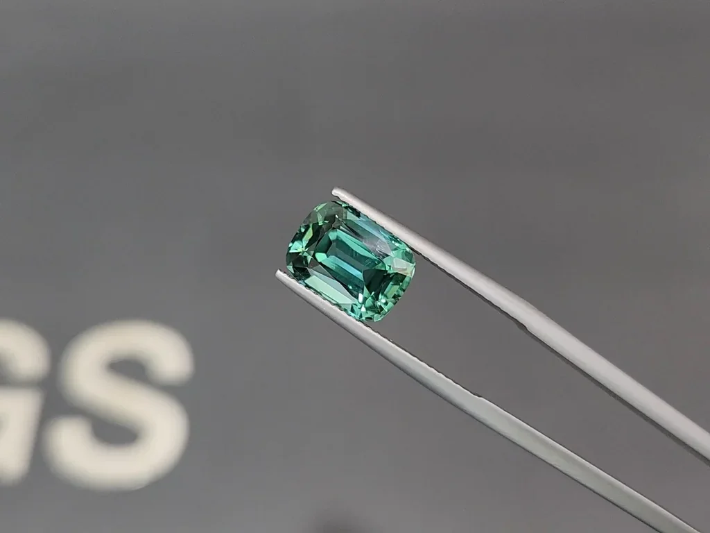 Tourmaline Lagoon cushion cut 4.23 carats, Afghanistan Image №3