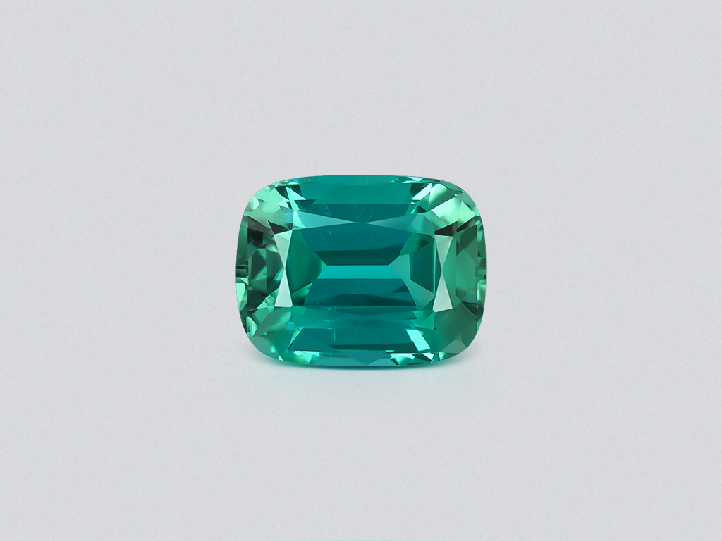 Tourmaline Lagoon cushion cut 4.23 carats, Afghanistan Image №1
