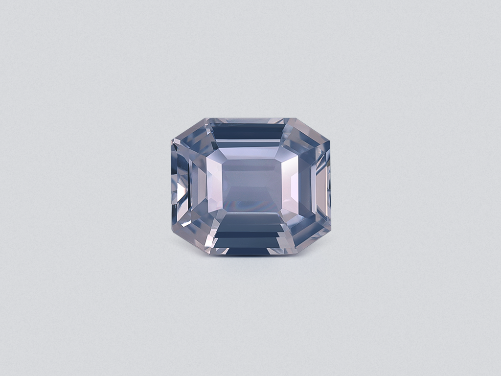 Unheated white saphir octagon cut 10.02 carats, Sri Lanka Image №1