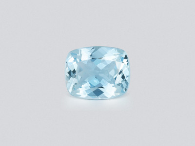 Aquamarine cushion cut 3.31 carats, Madagascar  photo