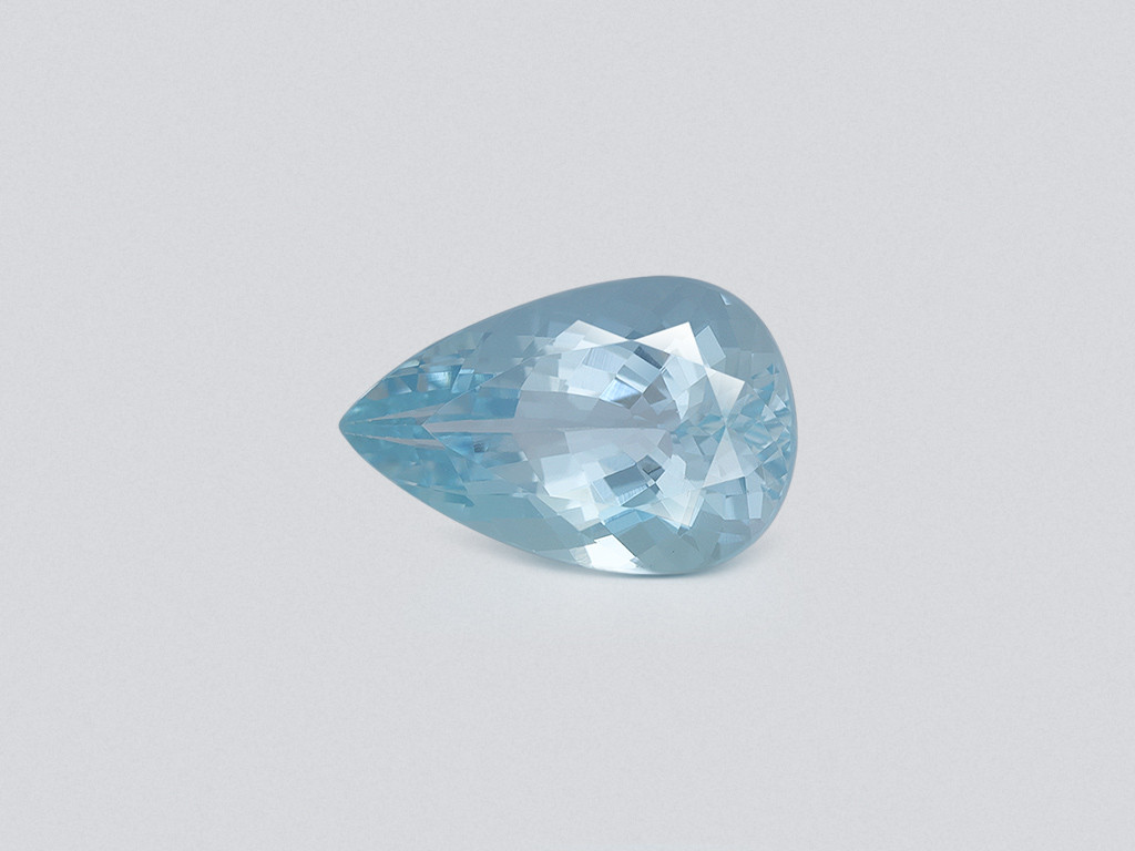 Aquamarine pear cut 6.81 carats, Madagascar Image №1