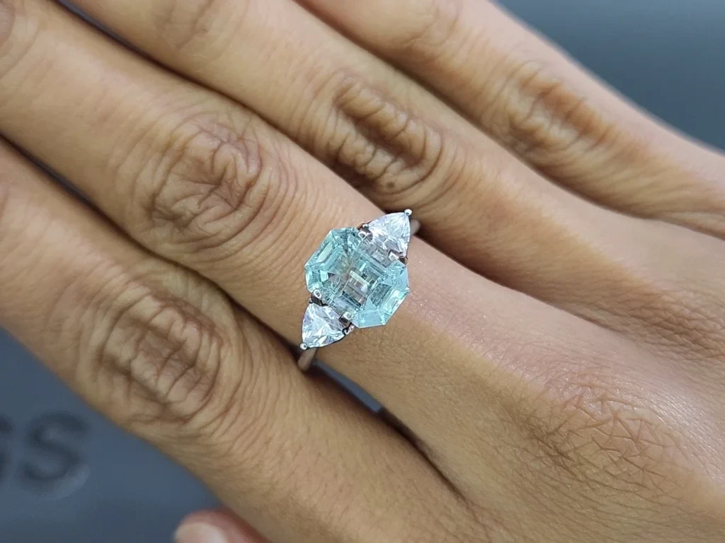 Aquamarine octagon cut 2.44 carats, Madagascar  Image №5