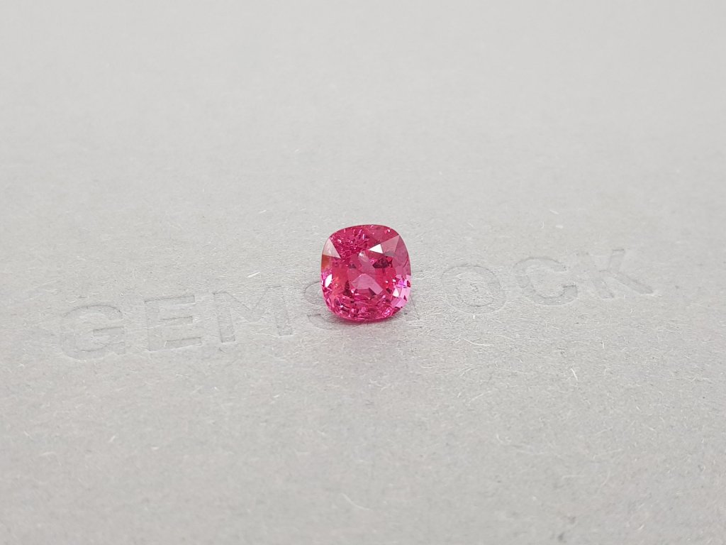 Cushion cut bright pink Burmese spinel 2.60 ct Image №2