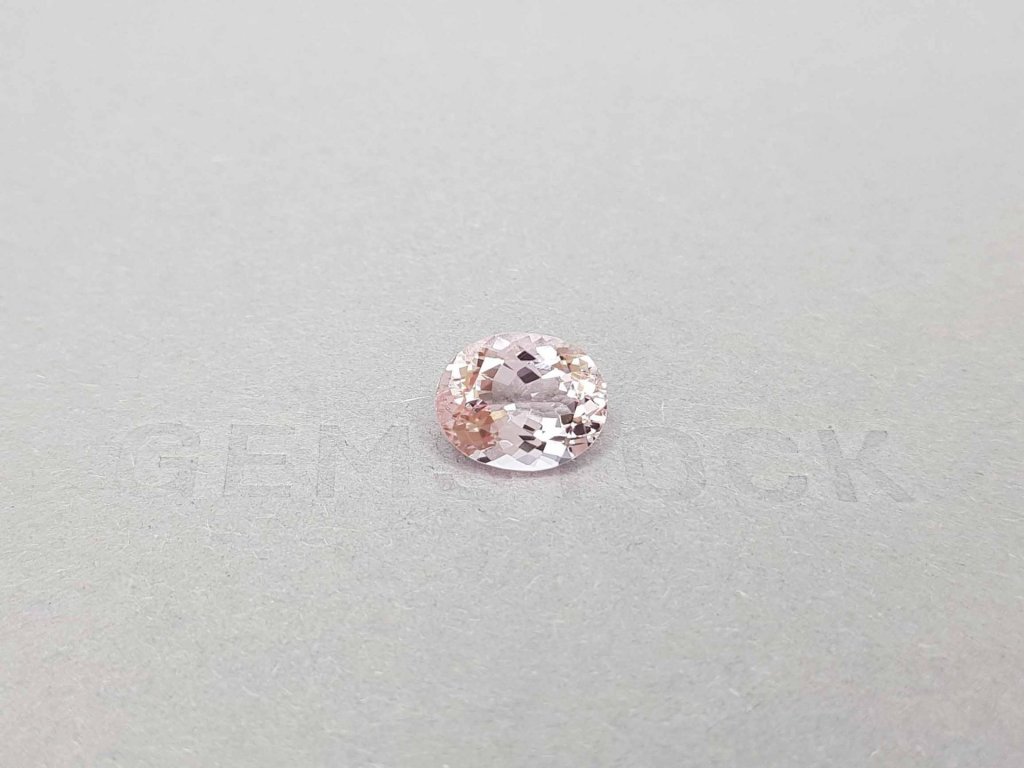Morganite oval cut 4.34 ct, Africa Image №1
