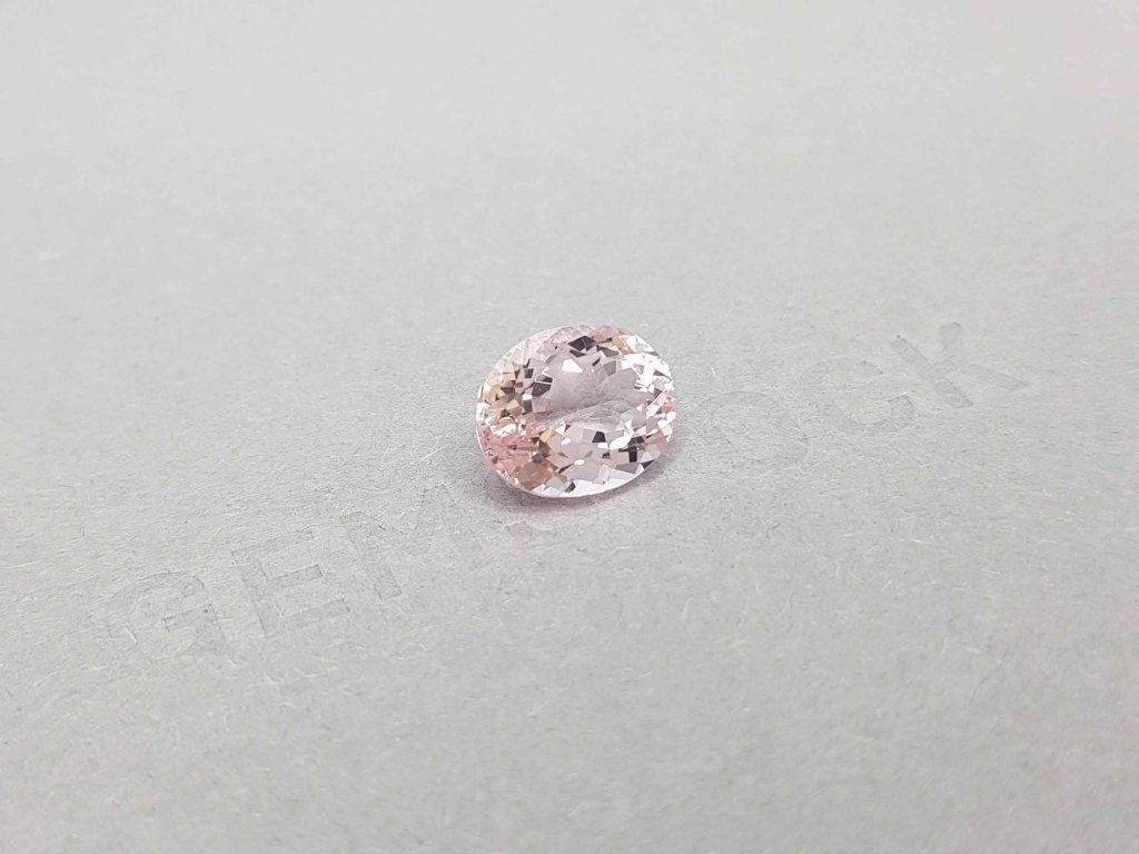 Morganite oval cut 4.34 ct, Africa Image №2