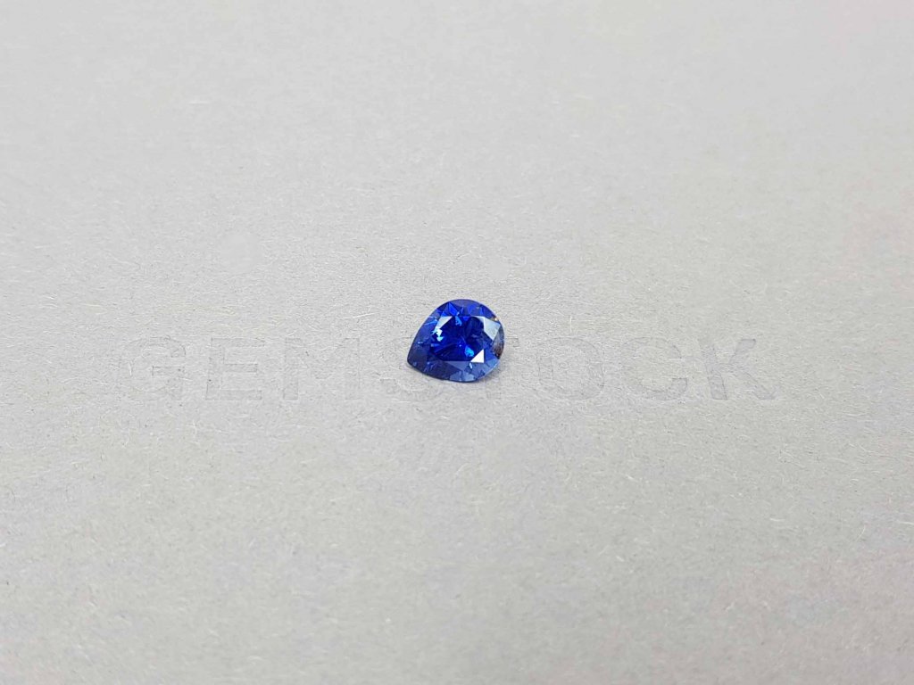 Intense sapphire pear cut 1.37 ct, Madagascar Image №1