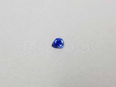 Intense sapphire pear cut 1.37 ct, Madagascar photo