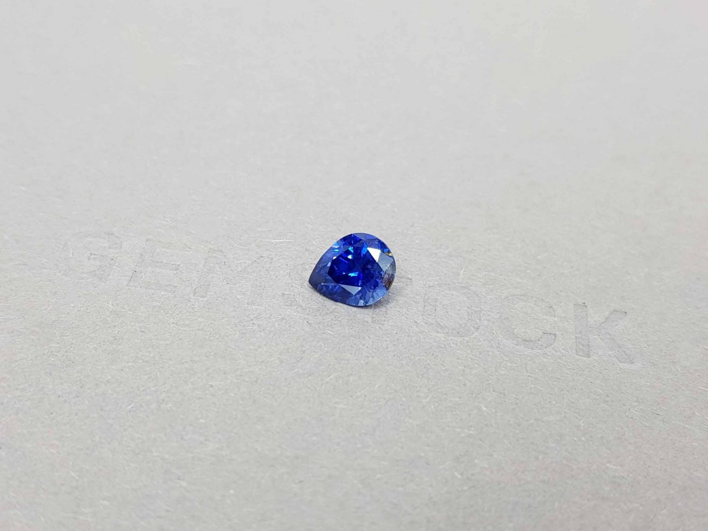 Intense sapphire pear cut 1.37 ct, Madagascar Image №3