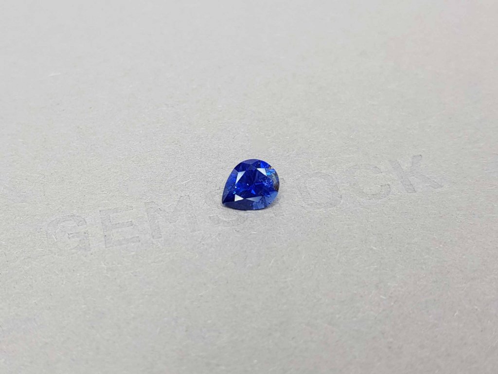 Intense sapphire pear cut 1.37 ct, Madagascar Image №2
