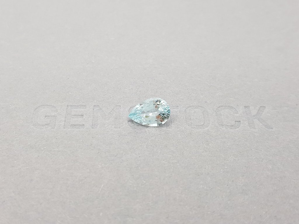Pear cut aquamarine 1.06 ct, Africa Image №1