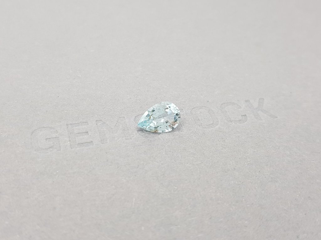 Pear cut aquamarine 1.06 ct, Africa Image №2