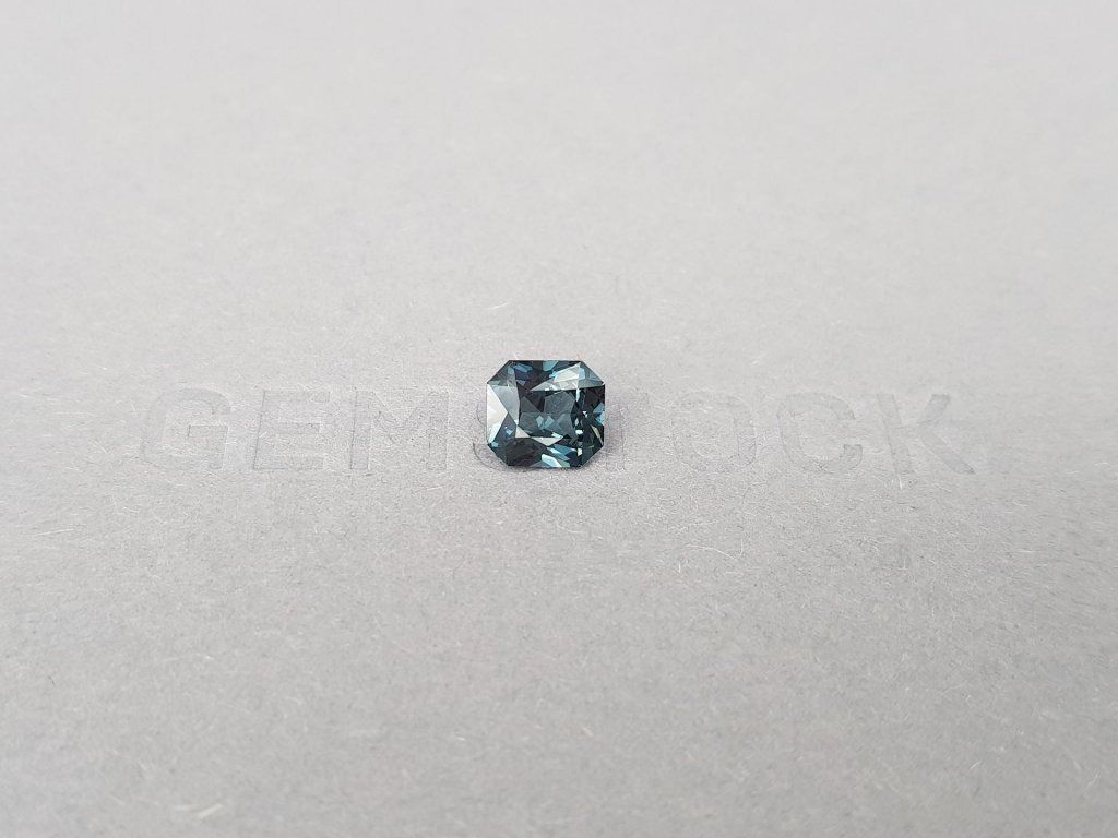 Gray-green spinel in radiant cut 1.60 ct, Burma Image №1