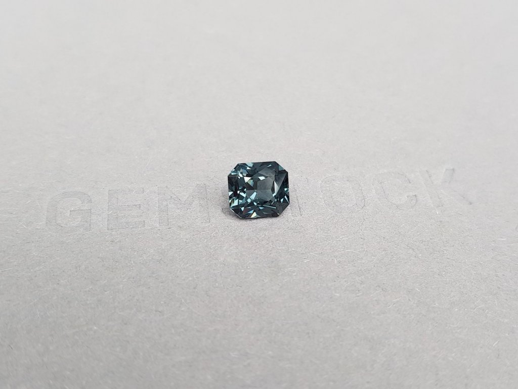 Gray-green spinel in radiant cut 1.60 ct, Burma Image №2