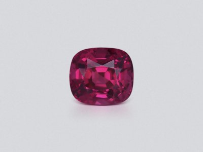 Cushion cut rhodolite garnet 3.23 garats, Tanzania photo