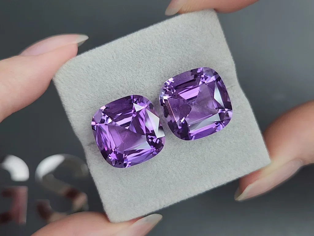 Set of amethysts cushion cut 38.72 carats, Brazil  Image №6