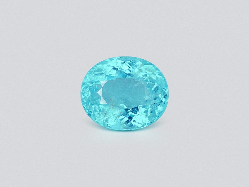 Paraiba tourmaline oval cut 4.55 carats, Mozambique  Image №1