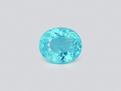 Paraiba tourmaline oval cut 4.55 carats, Mozambique  photo