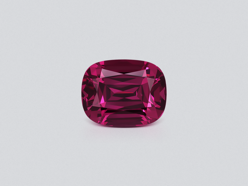 Garnet rhodolite cushion cut 6.82 carats, Tanzania Image №1