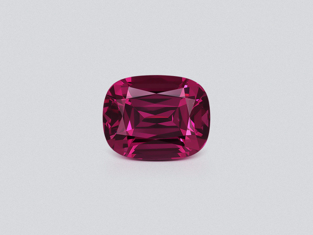 Garnet rhodolite cushion cut 6.82 carats, Tanzania Image №1