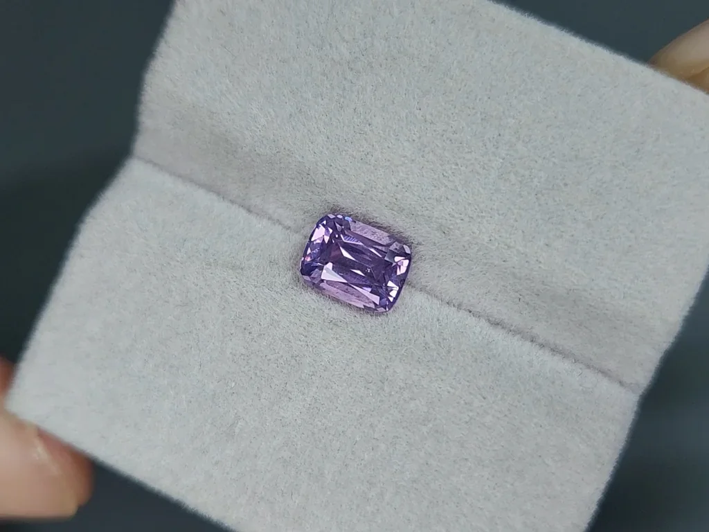 Lavender spinel cushion cut 1.70 carats, Tanzania Image №4