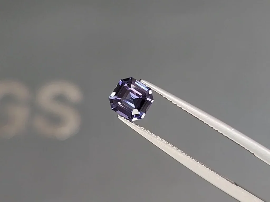 Lavender spinel octagon cut 1.08 carats, Tanzania Image №3