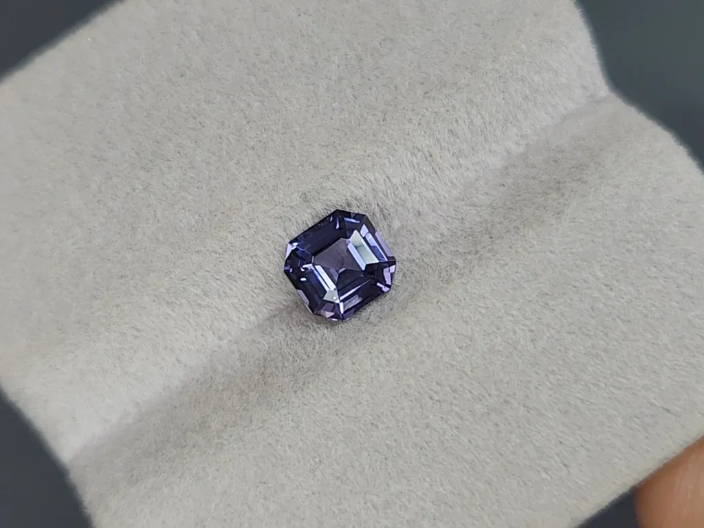 Lavender spinel octagon cut 1.08 carats, Tanzania Image №4