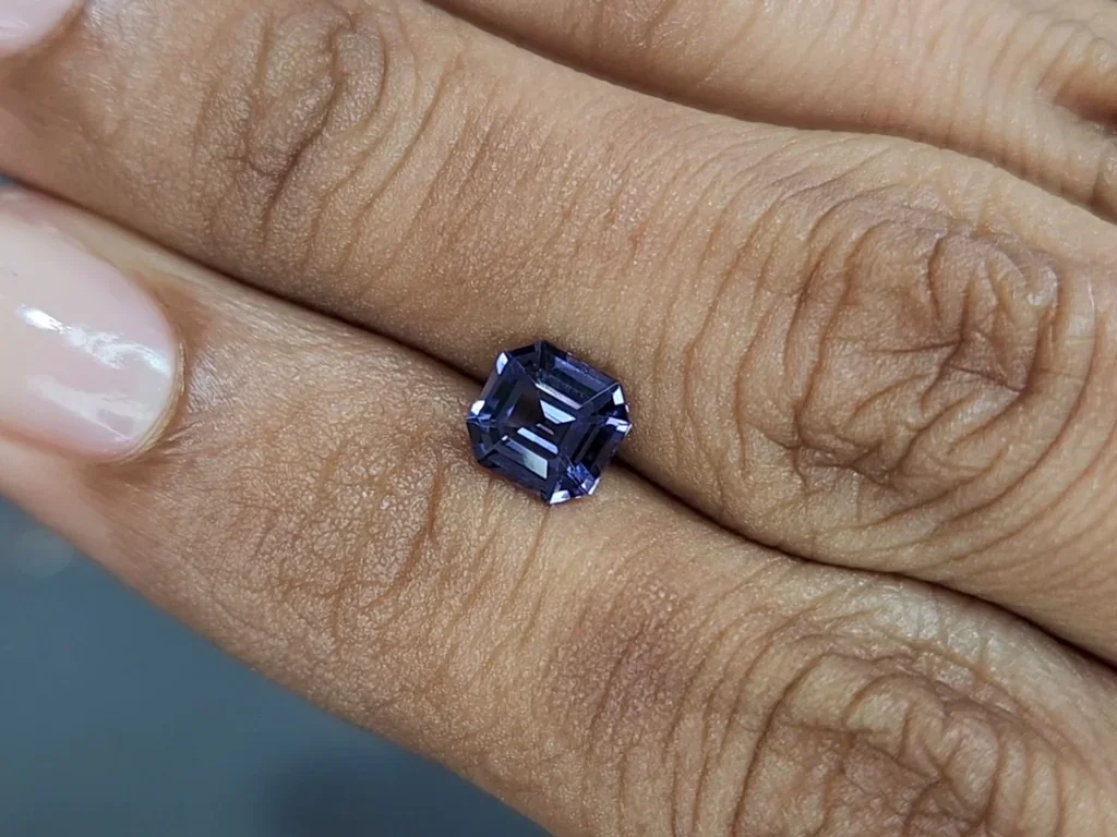 Lavender spinel octagon cut 1.08 carats, Tanzania Image №2