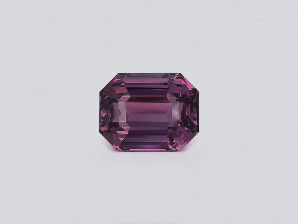 Purple spinel octagon cut 6.05 carats, Burma Image №1