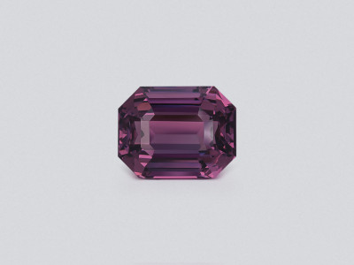 Purple spinel octagon cut 6.05 carats, Burma photo