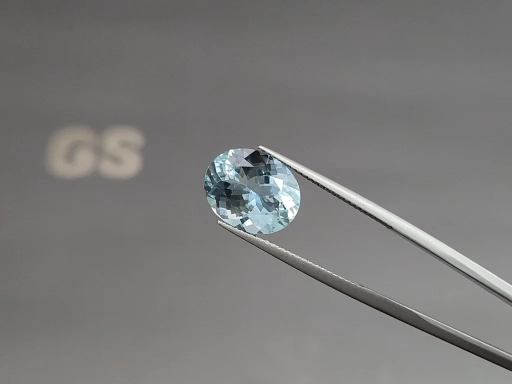 Aquamarine oval cut 4.84 carats, Madagascar Image №3