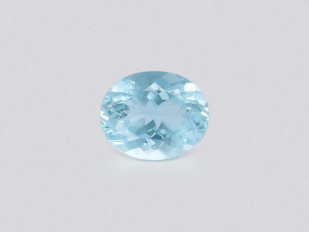 Aquamarine oval cut 4.84 carats, Madagascar Image №1