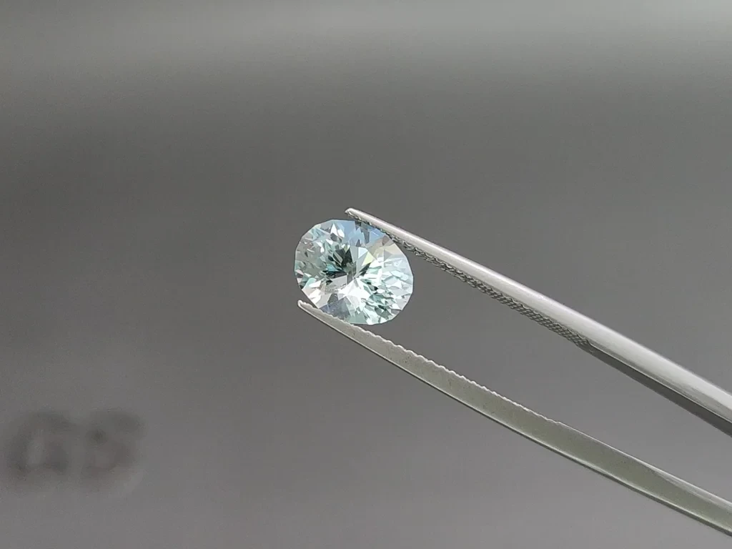 Aquamarine oval cut 1.99 carats, Madagascar  Image №3