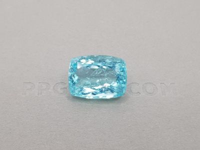 Cushion cut blue Paraiba tourmaline 8.95 ct, Mozambique photo