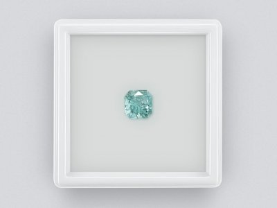 Asscher Cut Light Blue Tourmaline 1.60 ct photo