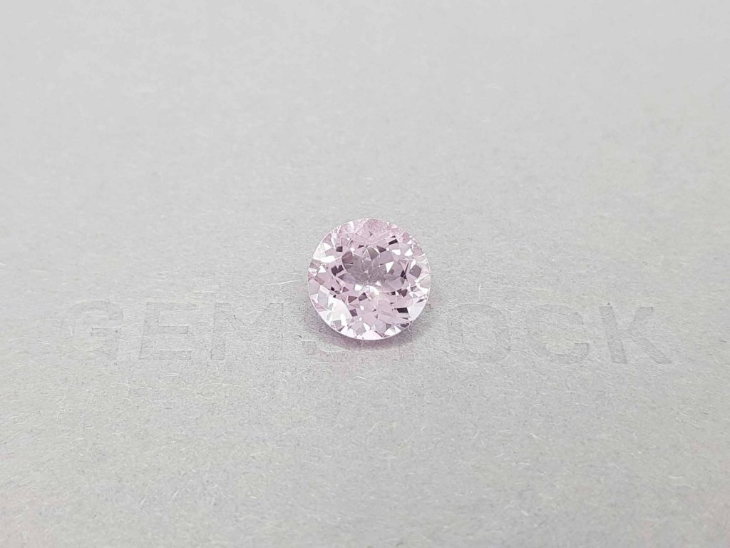 Pink morganite round cut, Africa 3.96 ct Image №1