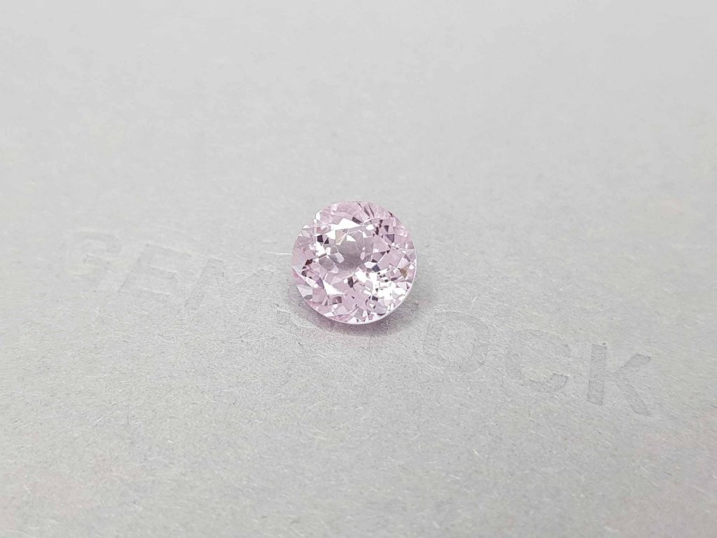 Pink morganite round cut, Africa 3.96 ct Image №3