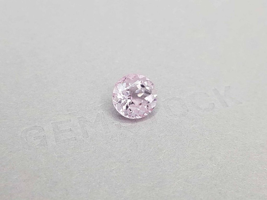 Pink morganite round cut, Africa 3.96 ct Image №2