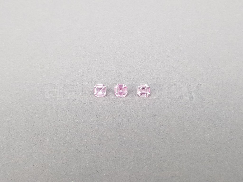A set of pink spinels from Mahenge 0.84 carats, Tanzania Image №1