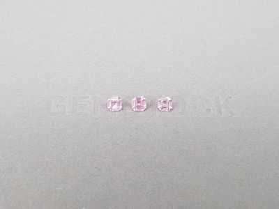 A set of pink spinels from Mahenge 0.84 carats, Tanzania photo