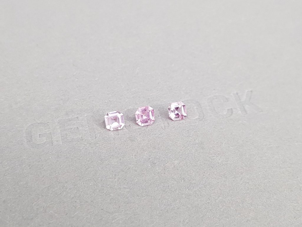 A set of pink spinels from Mahenge 0.84 carats, Tanzania Image №2