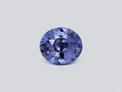 Unheated sapphir violet-blue oval cut 2.01 carats, Tanzania photo