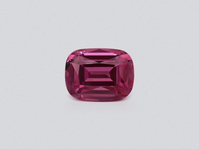 Rhodolite garnet cushion cut 2.09 carats, Tanzania photo