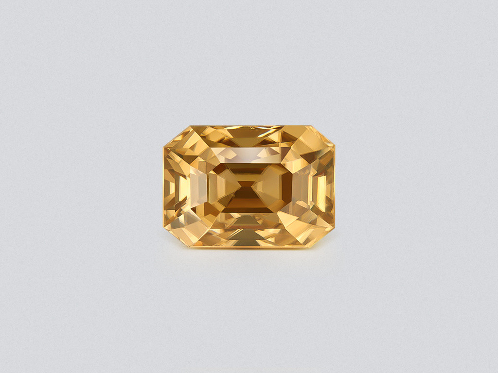 Large brown zircon  octagon cut 14.82 carats, Tanzania Image №1