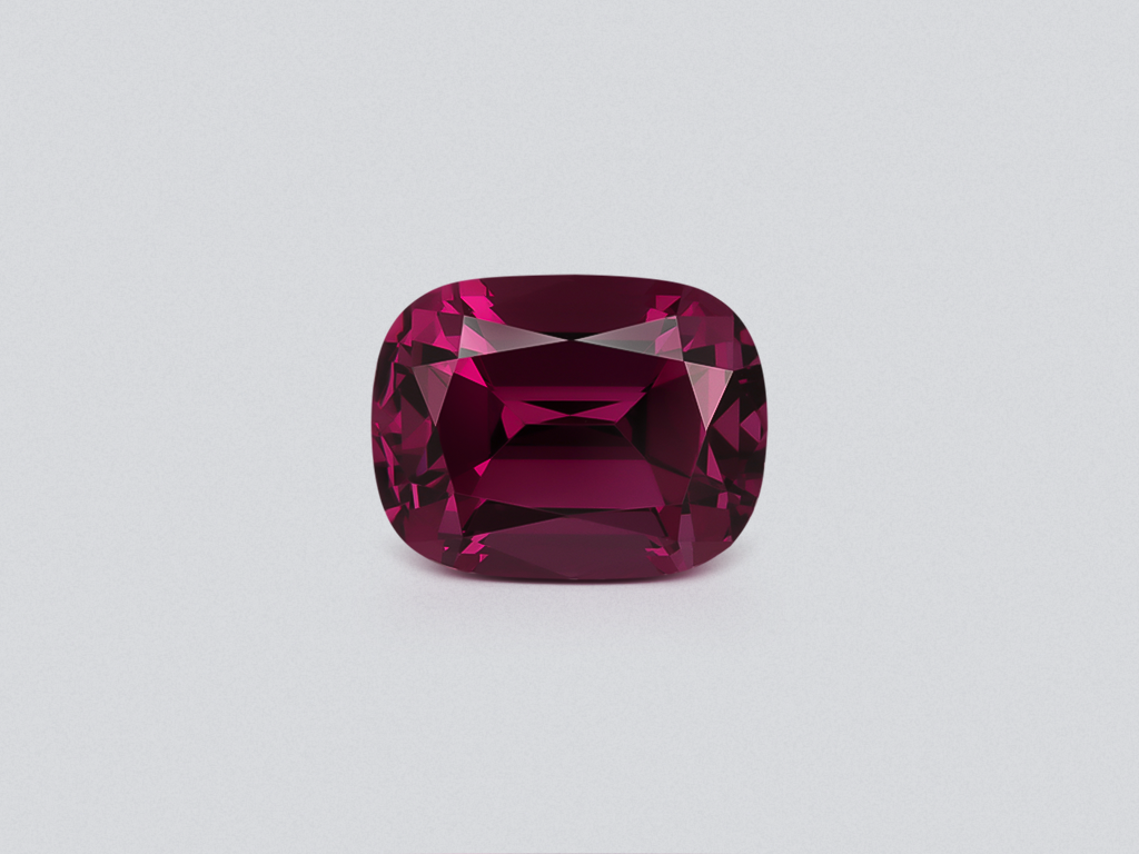Garnet rhodolite cushion cut 6.69 carats, Tanzania Image №1